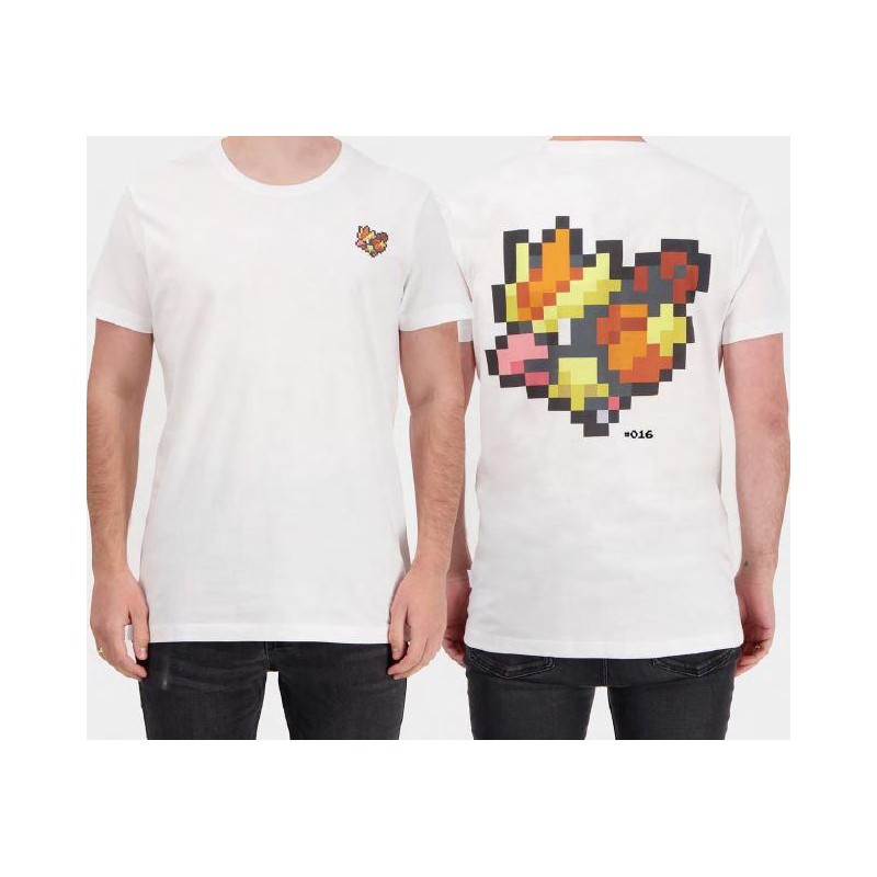 POKEMON - Pixel Roucoul - T-Shirt Homme (XXL) POKEMON - Pixel Roucoul - T-Shirt Homme (XXL)