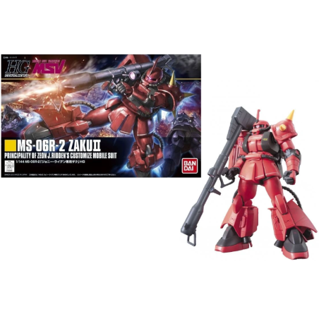 GUNDAM - HGUC 1/144 MSV MS-06R-2 ZAKUII - Model Kit