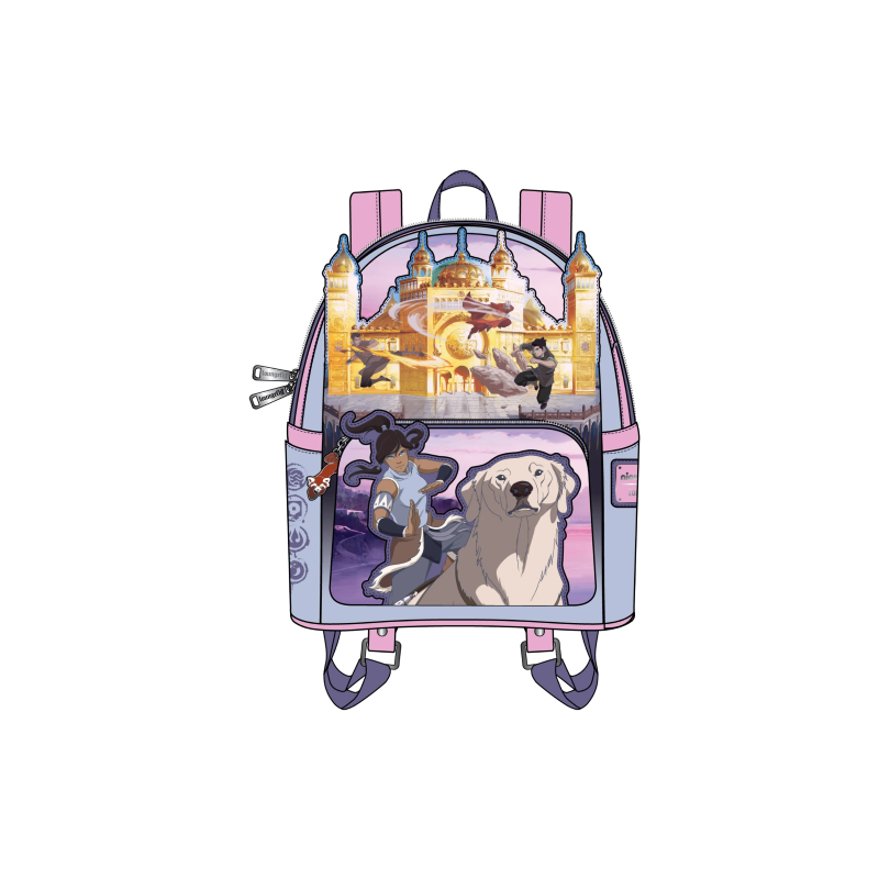 LEGEND OF KORRA - Team - Sac à dos LoungeFly '23x27x11cm' LEGEND OF KORRA - Team - Sac à dos LoungeFly '23x27x11cm'