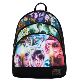 HARRY POTTER - Trilogy - Sac à dos LoungeFly '29x35x11cm'