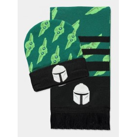 STAR WARS - Mando & Grogu Green - Gift set bonnet & écharpe
