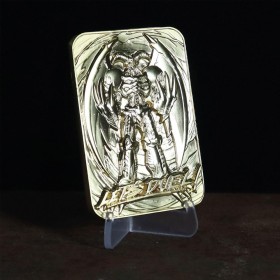 YU-GI-OH! - Summoned Skull - Carte en métal plaqué or collector