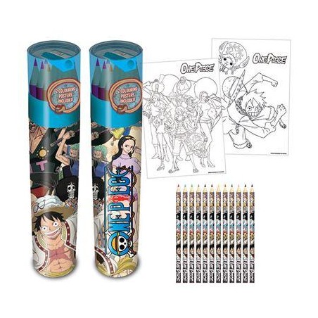 ONE PIECE - Whole Cake Island - Tube 2 posters + crayons