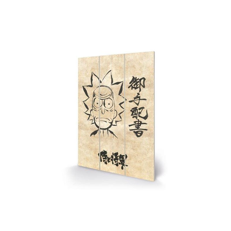 RICK & MORTY - Wanted - Impression sur bois 20x29.5cm RICK & MORTY - Wanted - Impression sur bois 20x29.5cm