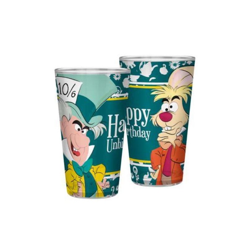DISNEY - Alice Happy Unbirthday - Verre XXL 400ml DISNEY - Alice Happy Unbirthday - Verre XXL 400ml