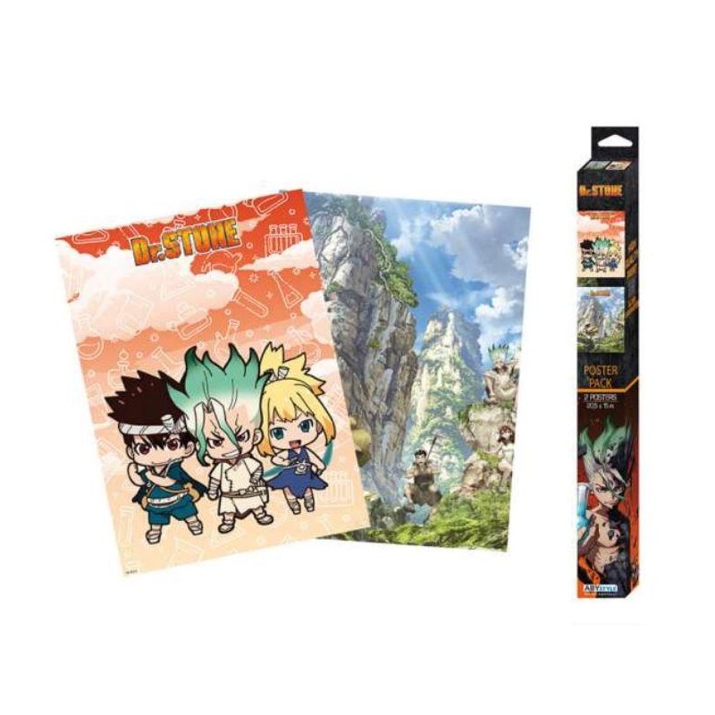 DR STONE - Artworks - Set 2 posters '52x38' DR STONE - Artworks - Set 2 posters '52x38'