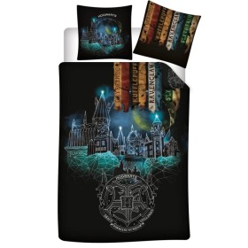HARRY POTTER - Poudlard - Parure de lit 140x200cm - '100% microfibre'