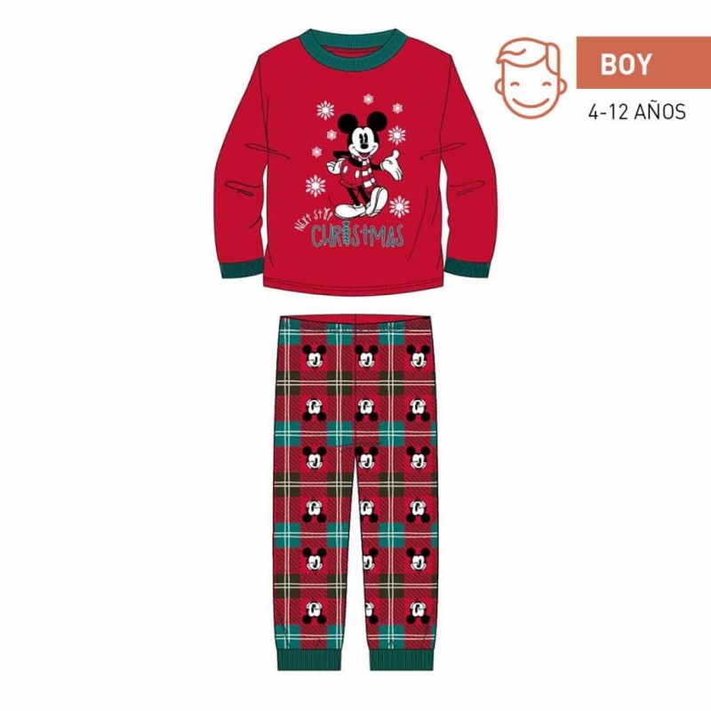DISNEY - Mickey - Pyjama garçon en jersey - (12 ans) DISNEY - Mickey - Pyjama garçon en jersey - (12 ans)