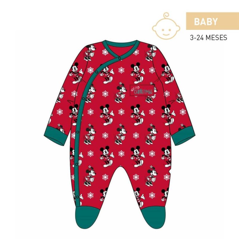 DISNEY - Mickey - Barboteuse bébé en jersey - (12 mois) DISNEY - Mickey - Barboteuse bébé en jersey - (12 mois)