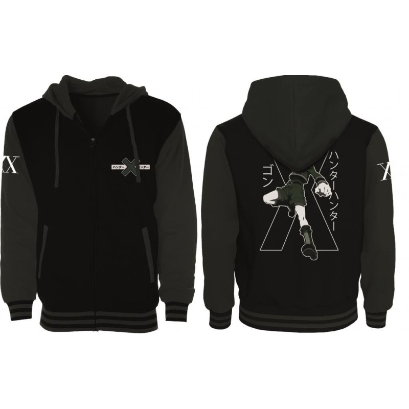 HUNTER X HUNTER - Gon Freecss - Jacket Varsity Homme (XXL) HUNTER X HUNTER - Gon Freecss - Jacket Varsity Homme (XXL)