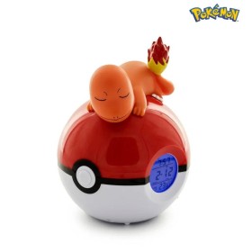 POKEMON - Salamèche Pokeball - Réveil avec lampe LED