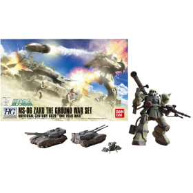 GUNDAM - HGUC 1/144 Zaku Ground Attack Set - Model Kit