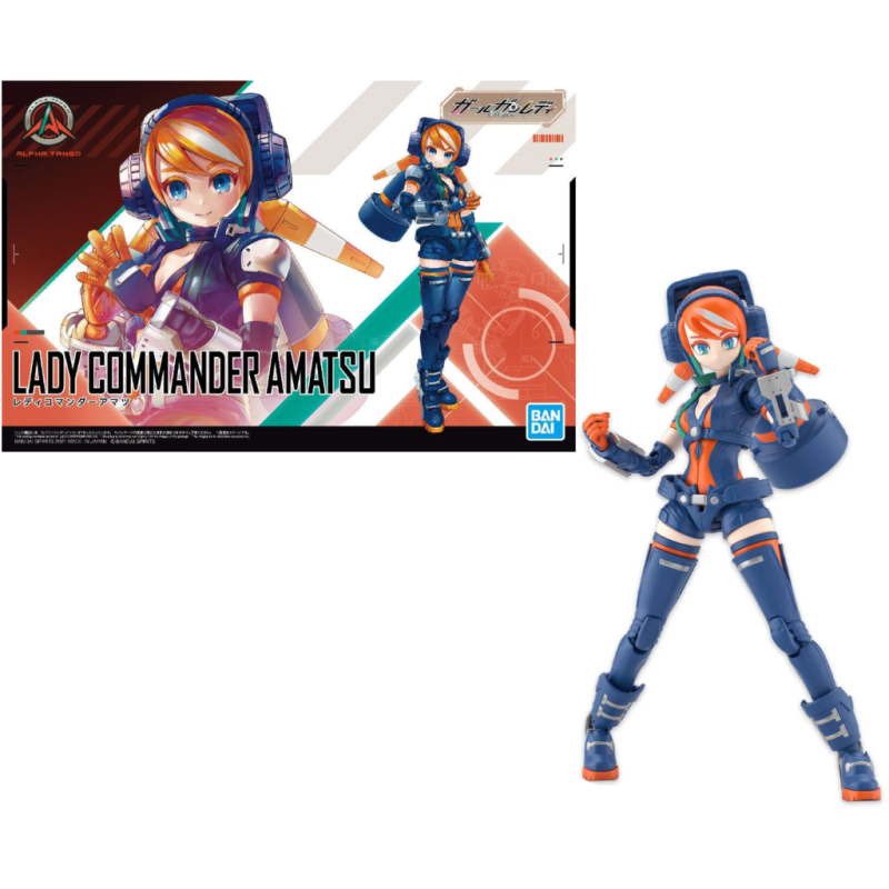 GIRL GUN LADY - Lady Commander Amatsu - Model Kit GIRL GUN LADY - Lady Commander Amatsu - Model Kit