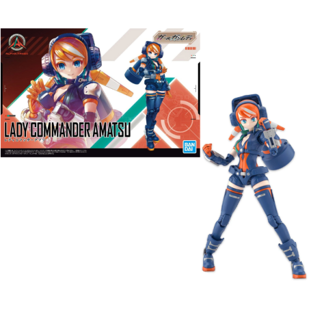 GIRL GUN LADY - Lady Commander Amatsu -  Model Kit