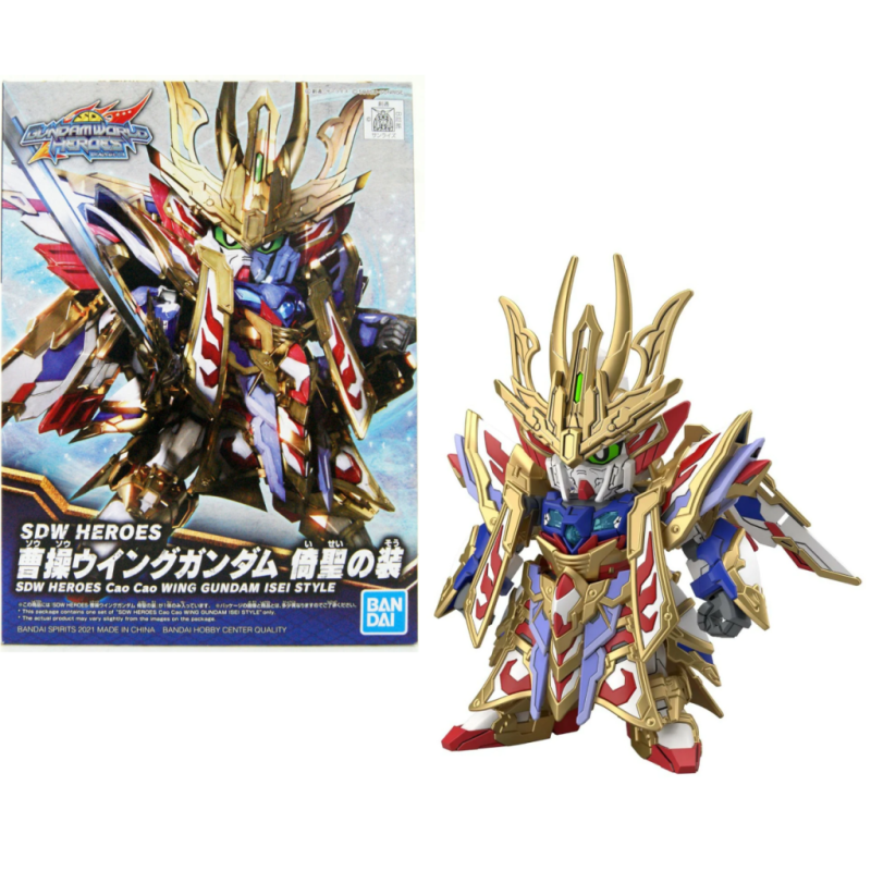 GUNDAM - SDWH Heroes Cao Cao Wing Gundam Style - Model Kit GUNDAM - SDWH Heroes Cao Cao Wing Gundam Style - Model Kit