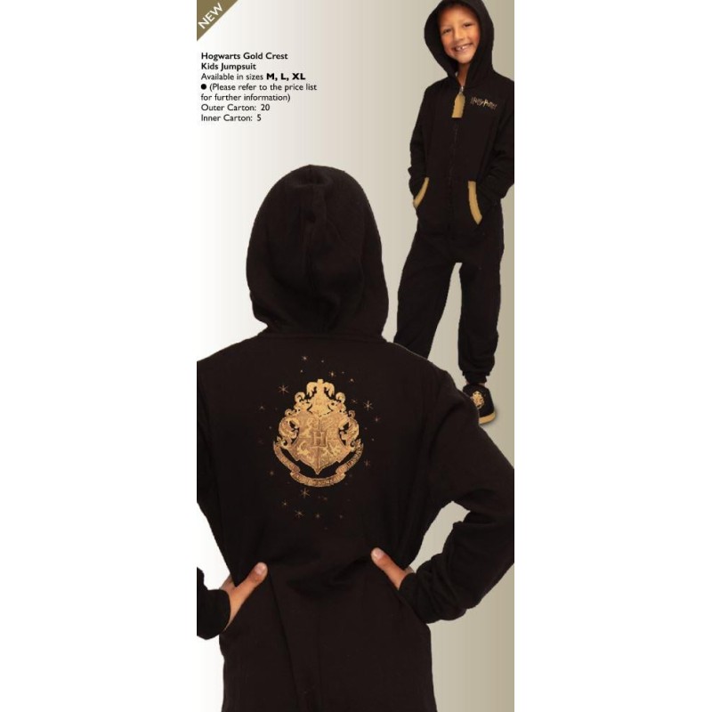 HARRY POTTER - Poudlard Gold - Combinaison Kids (7-9yo) HARRY POTTER - Poudlard Gold - Combinaison Kids (7-9yo)