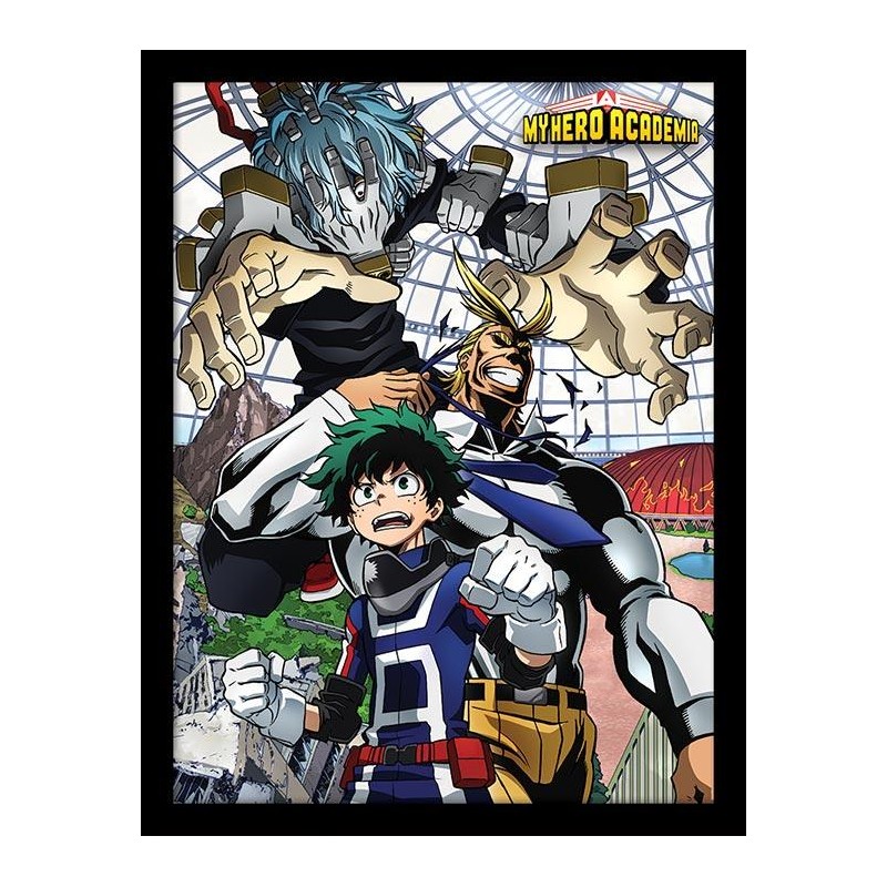 MY HERO ACADEMIA - An Enemy Threat - Impression encadrée 30x40cm MY HERO ACADEMIA - An Enemy Threat - Impression encadrée 30x40cm