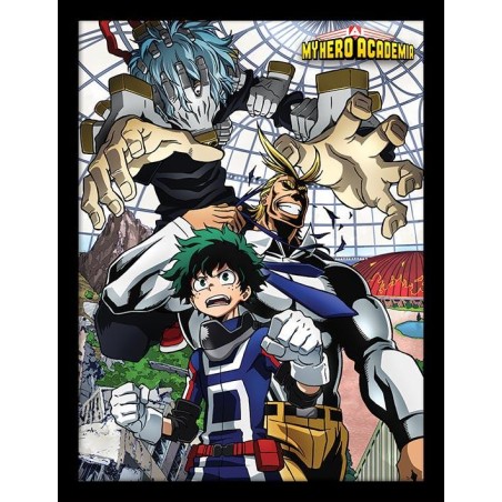 MY HERO ACADEMIA - An Enemy Threat - Impression encadrée 30x40cm