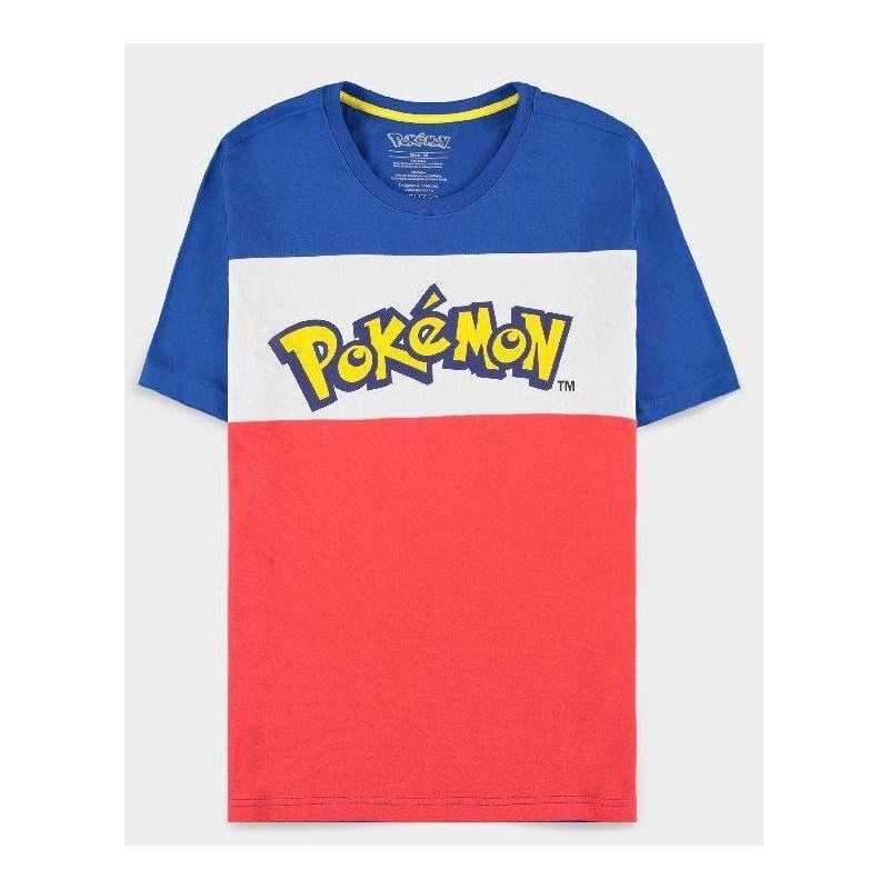 POKEMON - Colour Block - T-Shirt Homme (XL) POKEMON - Colour Block - T-Shirt Homme (XL)
