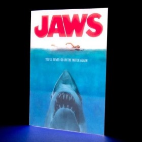 LES DENTS DE LA MER - Movie Poster Lampe - Format A4