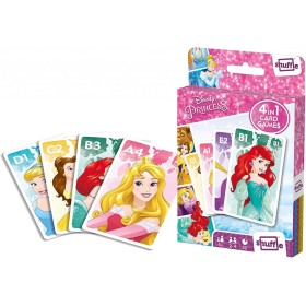 DISNEY PRINCESS - Jeu de cartes 4 en 1