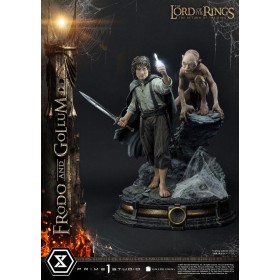 LE SEIGNEUR DES ANNEAUX - Frodo & Gollum Bonus Ver. - Statuette 46cm