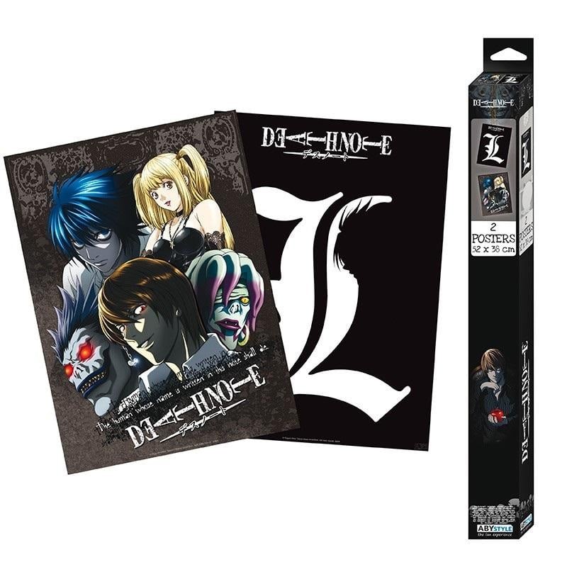 DEATH NOTE - L& Group - Set de 2 posters '52x38' DEATH NOTE - L& Group - Set de 2 posters '52x38'