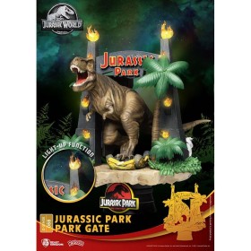 JURASSIC PARK - Park Gates - Diorama D-Stage 15cm