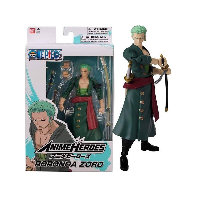 ONE PIECE - Roronoa Zoro - Figurine Anime Heroes 17cm ONE PIECE - Roronoa Zoro - Figurine Anime Heroes 17cm