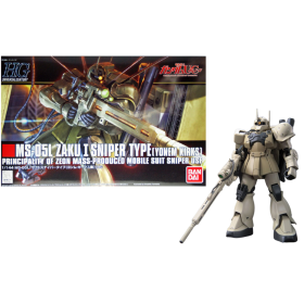 GUNDAM - HGUC 1/144 Zaku I Sniper Type (Yonem Kirks) - Model Kit