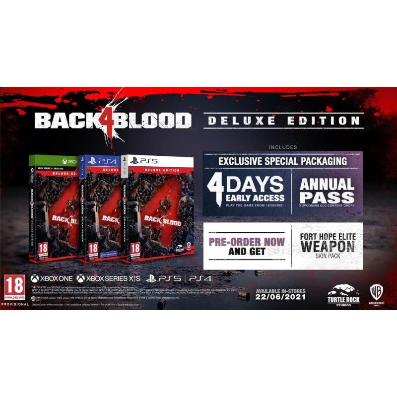 Back 4 Blood Deluxe Edition - XBOX ONE & XBOX SERIES X Back 4 Blood Deluxe Edition - XBOX ONE & XBOX SERIES X