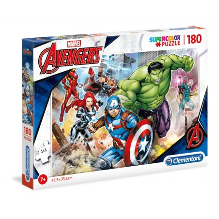 MARVEL - Avengers - Supercolor Puzzle 180P 48.5x33.5cm