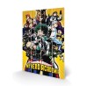 MY HERO ACADEMIA - Heroes - Impression sur bois 40x59cm REPROD