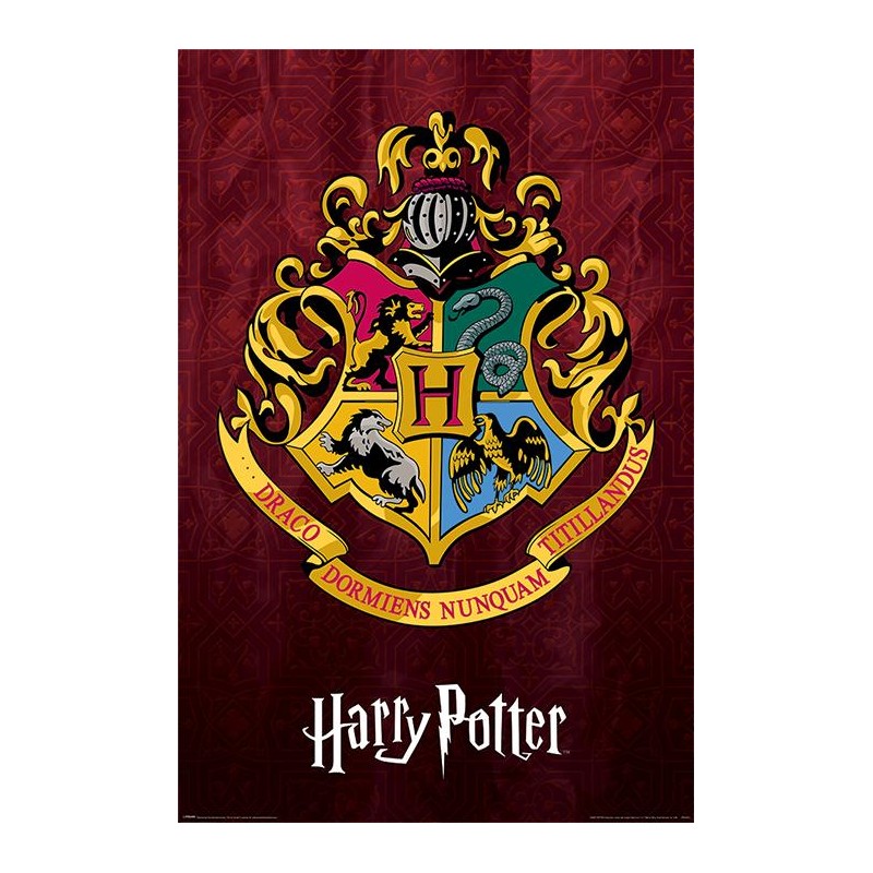 HARRY POTTER - Hogwarts School Crest - Poster 61x91cm HARRY POTTER - Hogwarts School Crest - Poster 61x91cm