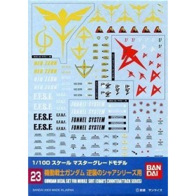 GUNDAM - GUNDAM DECAL 023 - MG Multiuse Char's Counterattack