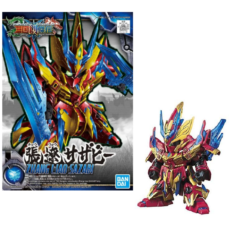 GUNDAM - SD Sangoku Soketsuden Zhang Liao Sazabi - Model Kit GUNDAM - SD Sangoku Soketsuden Zhang Liao Sazabi - Model Kit