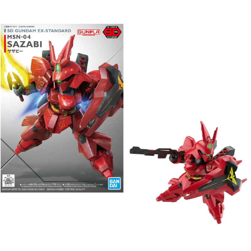 GUNDAM - SD EX Standard Sazabi Gundam SD - Model Kit GUNDAM - SD EX Standard Sazabi Gundam SD - Model Kit