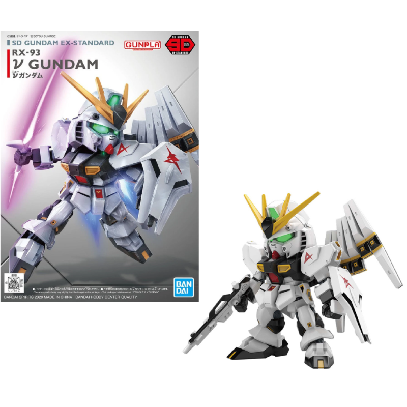 GUNDAM - SD EX Standard Nu Gundam SD - Model Kit GUNDAM - SD EX Standard Nu Gundam SD - Model Kit