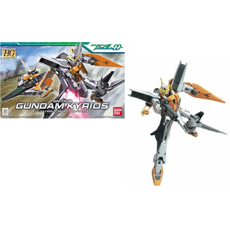 GUNDAM - HG 1/144 00 GN-003 Gundam Kyrios - Model Kit GUNDAM - HG 1/144 00 GN-003 Gundam Kyrios - Model Kit
