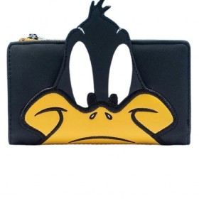 LOONEY TUNES - Daffy Duck - Portefeuille LoungeFly '16.5x10'