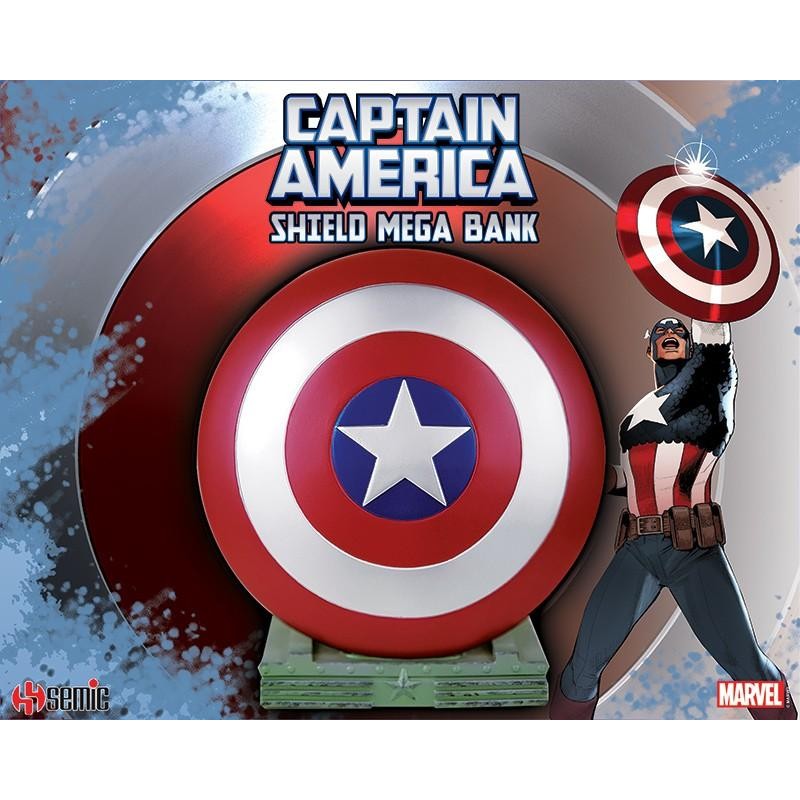 MARVEL - Captain America - Tirelire Bouclier - 25cm MARVEL - Captain America - Tirelire Bouclier - 25cm
