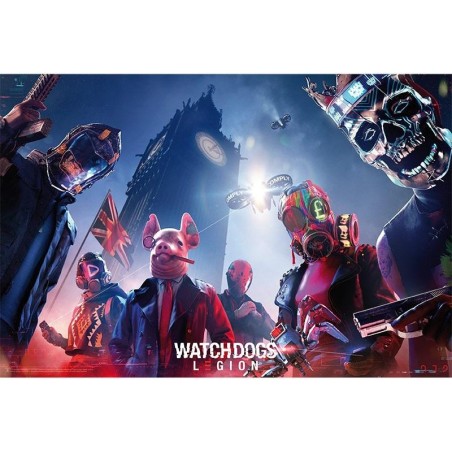 WATCH DOGS LEGION - Keyart Legion - Poster '91x61'