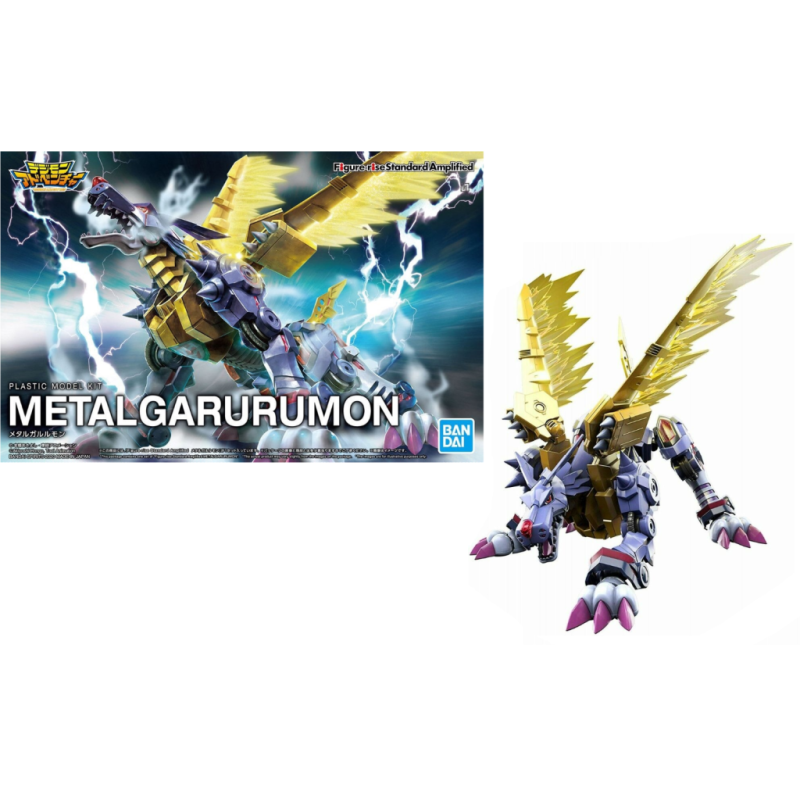 DIGIMON - Figure-rise Standard Metalgarurumon Amplified - Model Kit DIGIMON - Figure-rise Standard Metalgarurumon Amplified - Model Kit