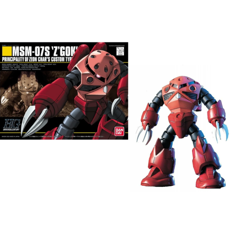 GUNDAM - HGUC 1/144 MSM-07S Z'Gok Zeon Char's Custom - Model Kit GUNDAM - HGUC 1/144 MSM-07S Z'Gok Zeon Char's Custom - Model Kit