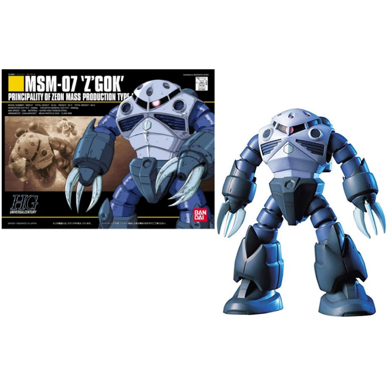 GUNDAM - HGUC 1/144 MSM-07 Z'Gok Zeon Mass Production - Model Kit GUNDAM - HGUC 1/144 MSM-07 Z'Gok Zeon Mass Production - Model Kit