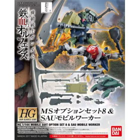 GUNDAM - HG 1/144 MS Option Set 8 & Sau Mobile Worker - Model Kit