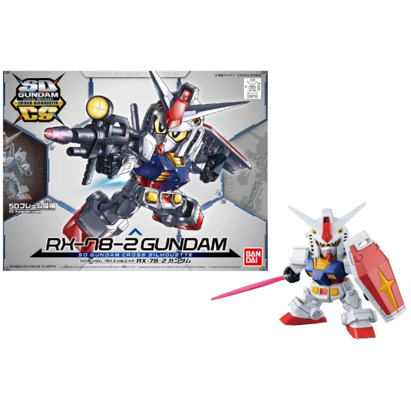GUNDAM - SD Cross Silhouette RX-78-2 Gundam - Model Kit GUNDAM - SD Cross Silhouette RX-78-2 Gundam - Model Kit
