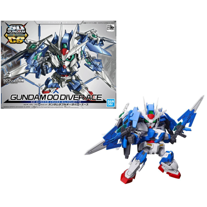GUNDAM - SD Cross Gundam 00 Diver Ace - Model Kit GUNDAM - SD Cross Gundam 00 Diver Ace - Model Kit