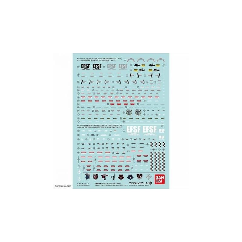GUNDAM - RG 1/144 Decal 114 MSG Thunderbolt GP1 - Model Kit GUNDAM - RG 1/144 Decal 114 MSG Thunderbolt GP1 - Model Kit
