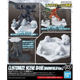 GUNDAM - Customize Scene Base 03 Snowfield Version - Model Kit